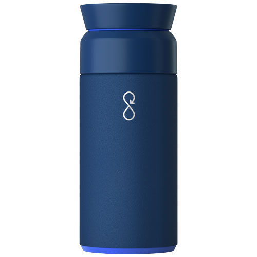 Gourde infusion publicitaire 350ml recyclée Ocean Bottle Ocean Blue2